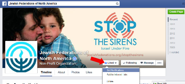 FOLLOW & GET NOTIFICATIONS from the Jewish Federations on Facebook - Like Us Now!