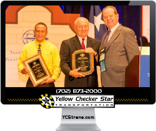 Yellow Checker Star's Employee - Gerardo Gamboa - Named Taxi Cab Driver Of The Year 2014 by TLPA
