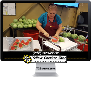 Yellow Checker Star Cab Holds Watermelon Event for Employees