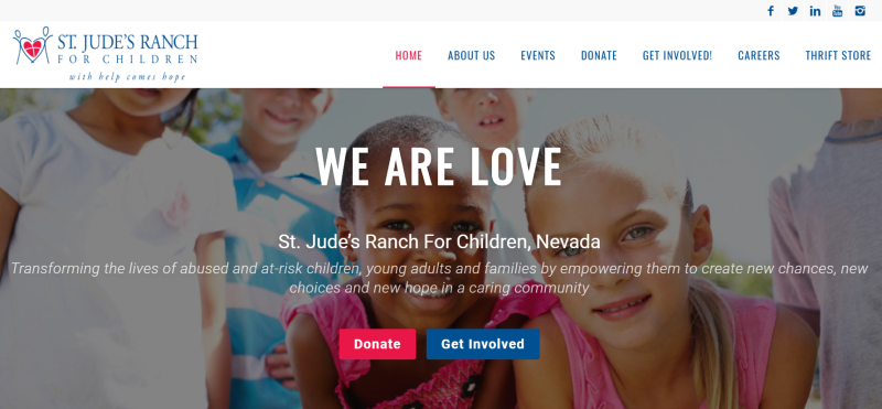 DONATE TODAY to St. Jude's Ranch by visiting their website at https://stjudesranch.org/